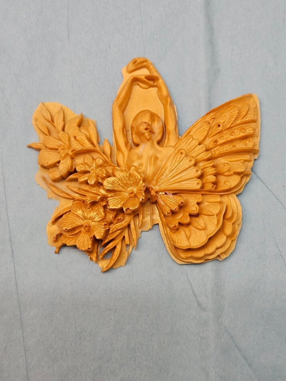 Lady Dancer Butterfly Floral Silicone Mold